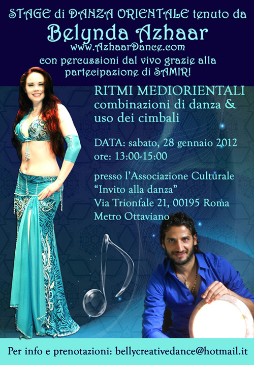 Belynda Azhaar in Rome, Italy